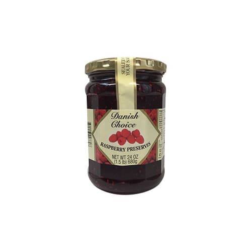 Danish Choice Raspberry Preserves (24 oz)