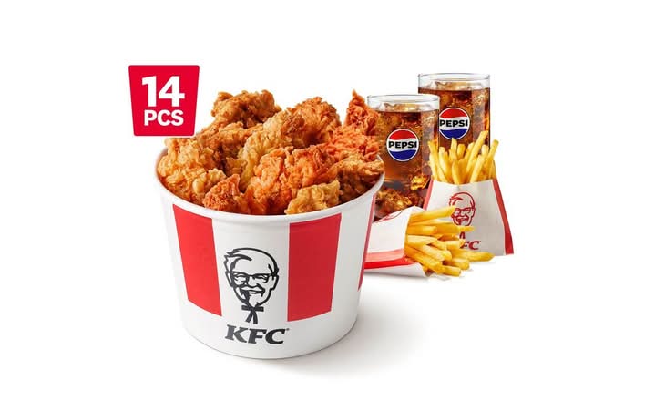 Variety Bucket meal voor 2