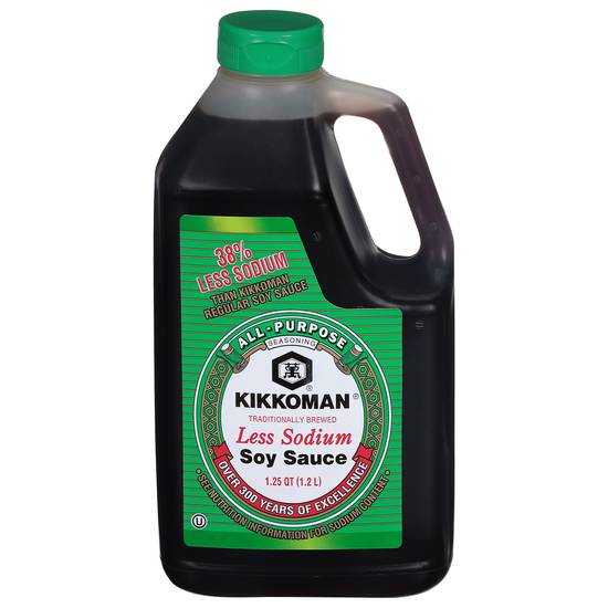 Kikkoman Less Sodium Soy Sauce (1.25 qt)