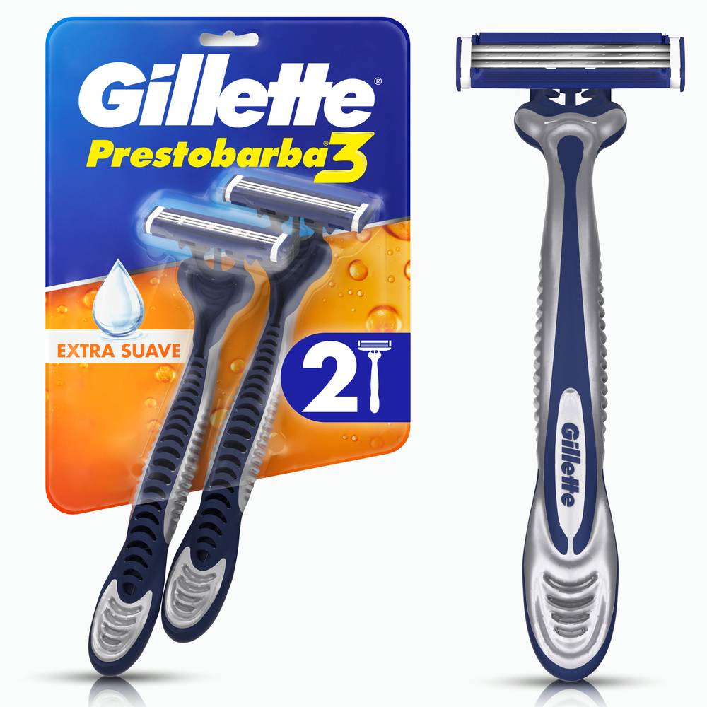 Gillette máquina prestobarba 3 (2 un)