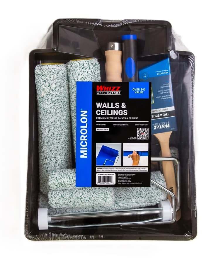 WHIZZ Weekend Kit 10 -Piece Synthetic blend Paint Roller Kit