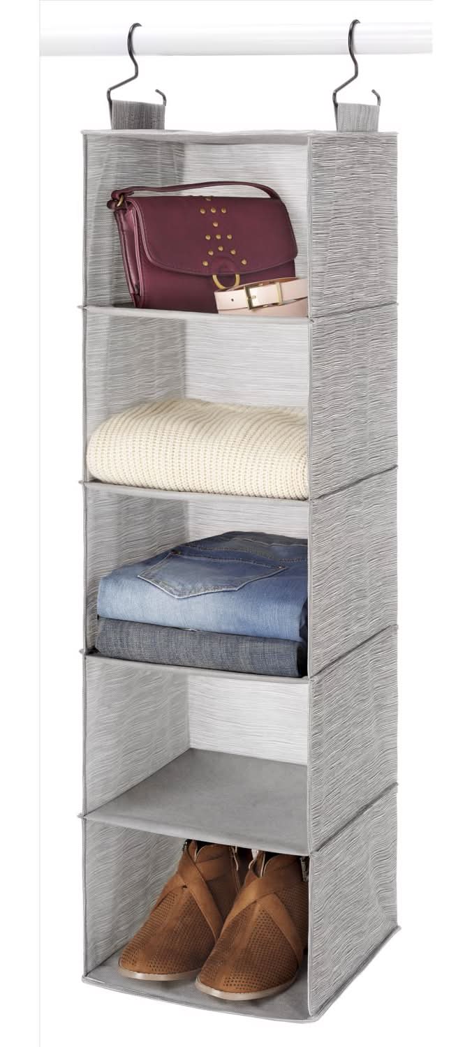 Whitmor 35 In. H X 10 In. W X 10.75 In. L Fabric Closet Organizer