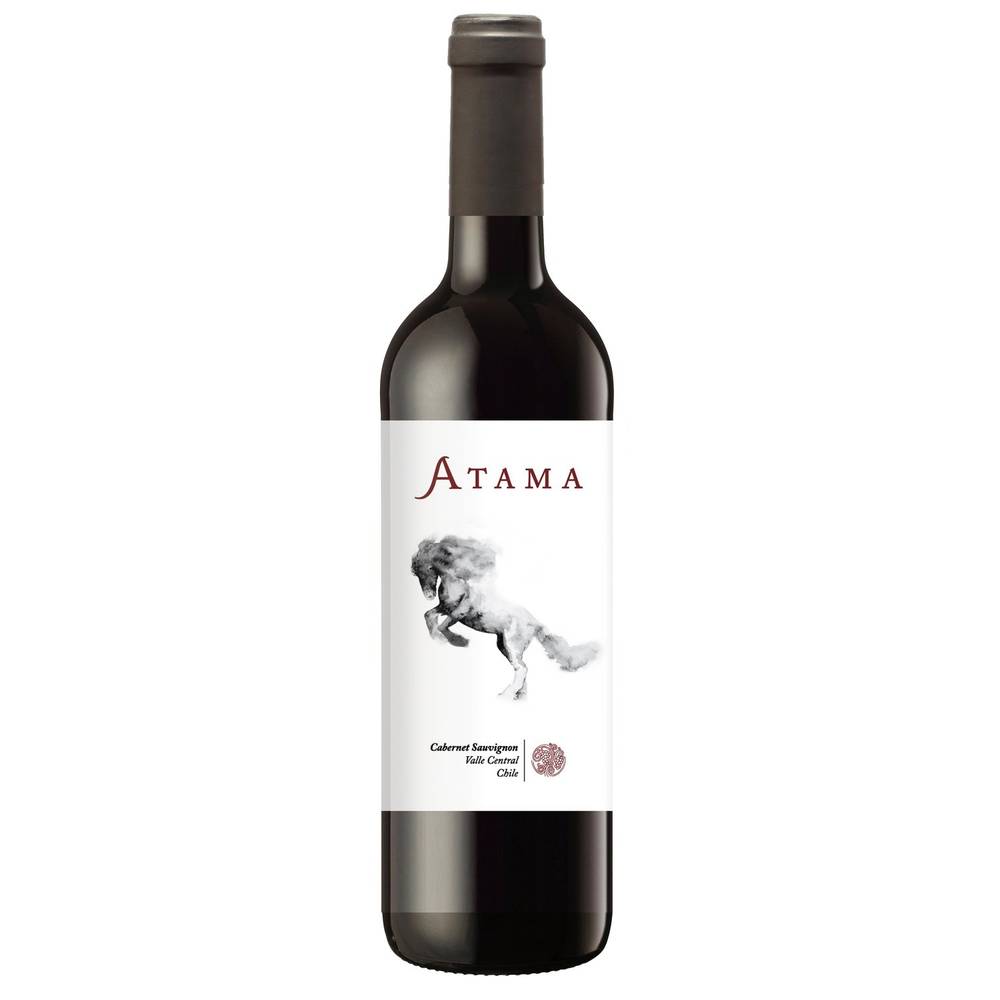 Vin Rouge Cabernet Sauvignon Chili ATAMA - la bouteille de 75cl