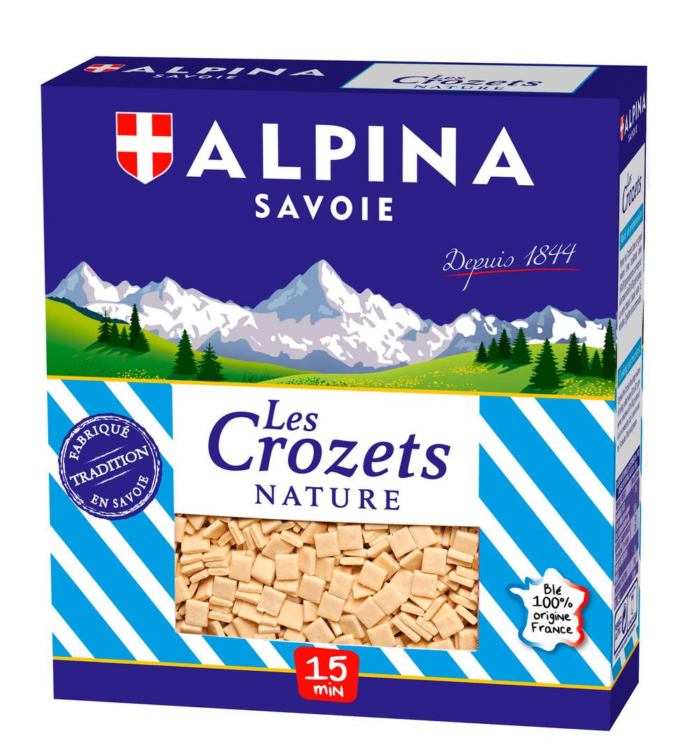 Alpina Savoie - Pâtes les crozets nature