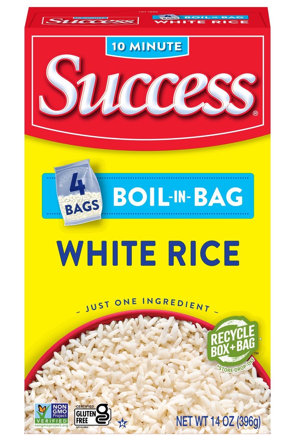 Success Boil-In-Bag White Rice (14 oz)