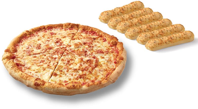 17" XL NY 1 Topping Pizza + 6 Breadsticks