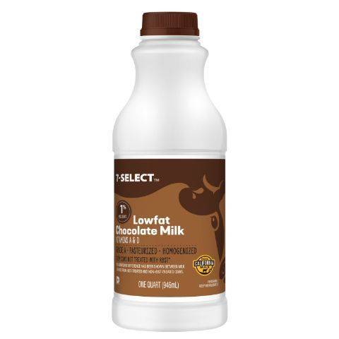 7-Select Milk Single 1% Low Fat Milk (1 qt) (chocolate)