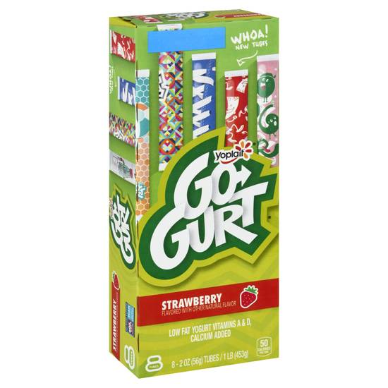 Go-Gurt Low Fat Strawberry Yogurt (8 ct)