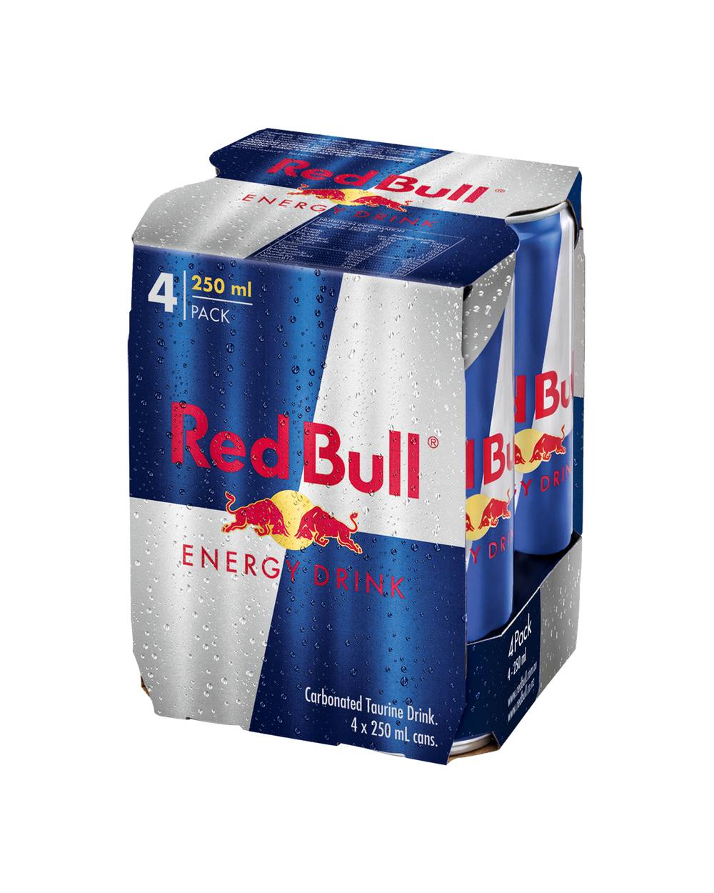Red Bull Energy Drink Cans 4 x 250mL