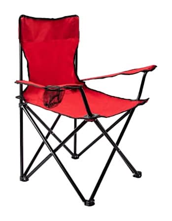 Foldable Camp Chair Red