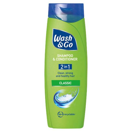 Wash & Go 2 In 1 Shampoo & Conditioner (200ml)