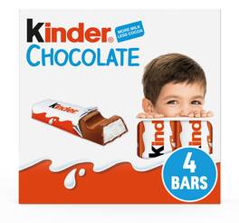 Kinder Small Chocolate Bars Multipack 4 X 12.5G (50G)
