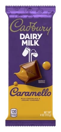 Cadbury® Caramello Milk Chocolate & Creamy Caramel Bar 4oz