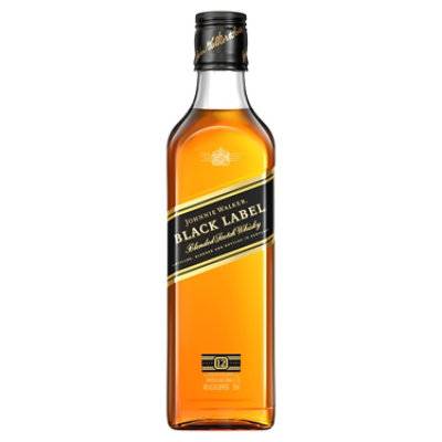 Johnnie Walker Black Label Blended Scotch Whisky - 375 Ml