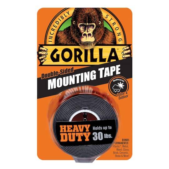 Gorilla Black Double-Sided Mounting Tape