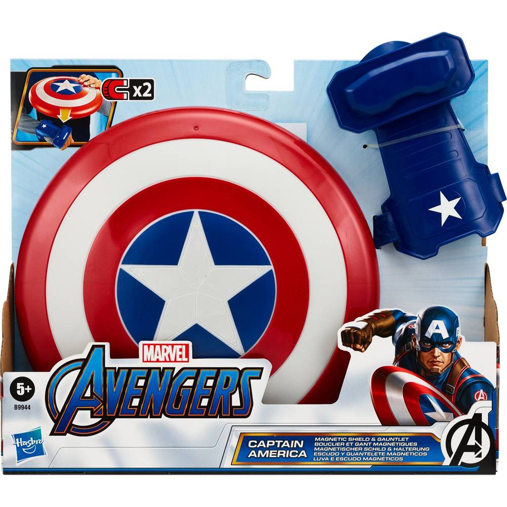 Marvel Avengers Captain America Magnetic Shield & Gauntlet Set