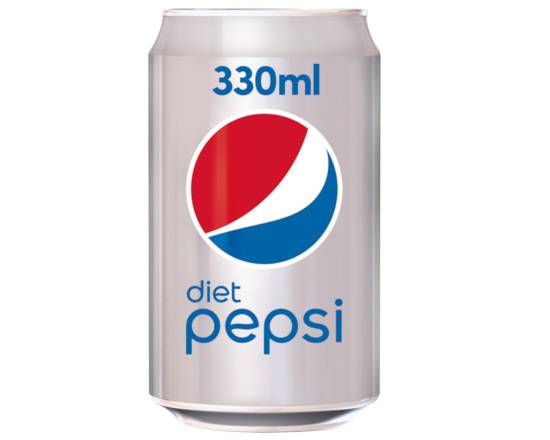Diet Pepsi Cola Can, 330ml