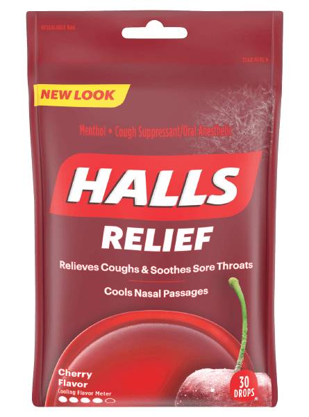 Halls Cherry Cough Drops 30ct