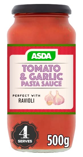 ASDA Tomato & Garlic Pasta Sauce (500g)