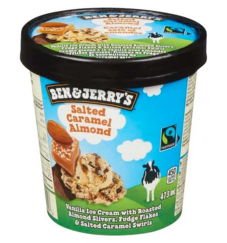 Ben & Jerry's - Salted Caramel Almond, 473 ml