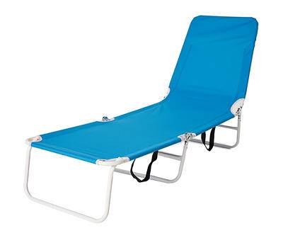 Light Blue Folding Lounge Chair