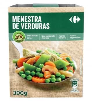 Menestras de verduras · Carrefour (300 g)