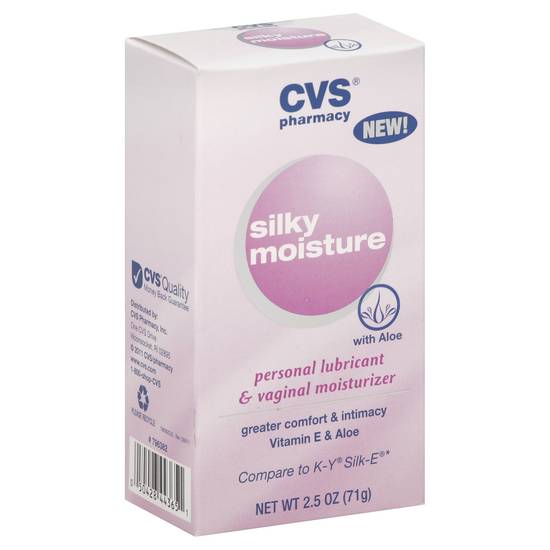 Cvs Silky Moisture Personal Lubricant & Vaginal Moisturizer