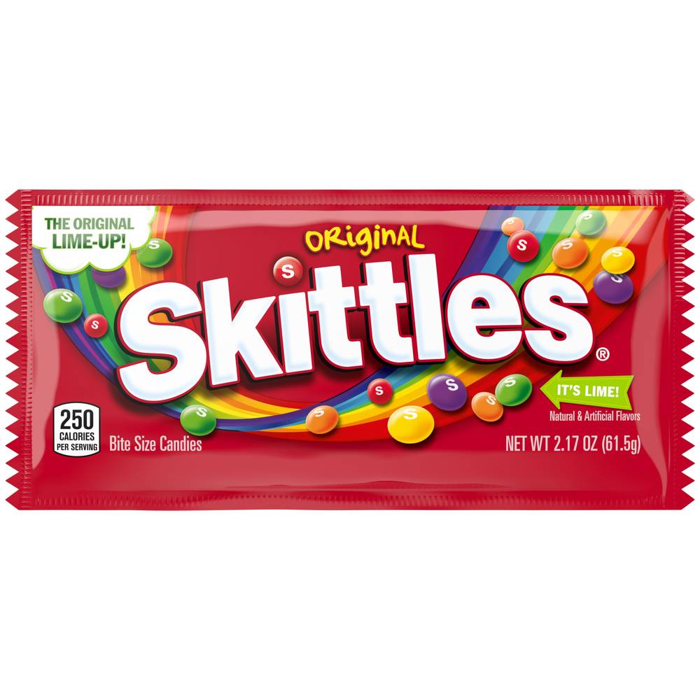 Skittles Original Candy Single Pack (2.17 oz)