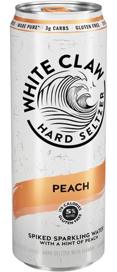 White Claw Hard Seltzer Peach