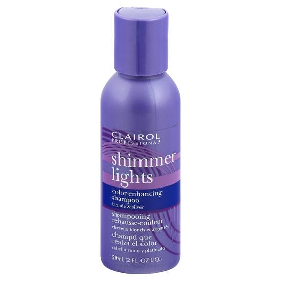 Clairol Professional Shimmer Lights Blond & Silver Color-Enhancing Shampoo (2 fl oz)