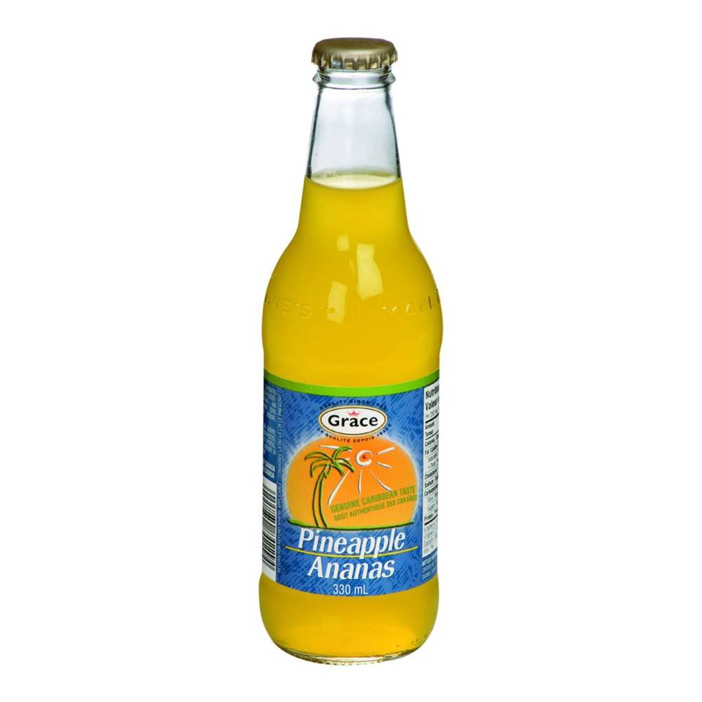 Grace Island Soda, Pineapple (330 ml)