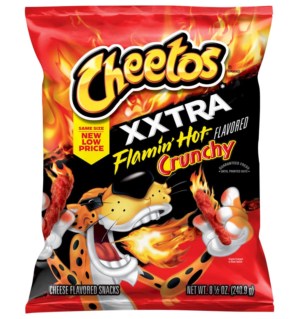 Cheetos Crunchy Cheese Snacks, Xxtra Flamin' Hot (8.5 oz)