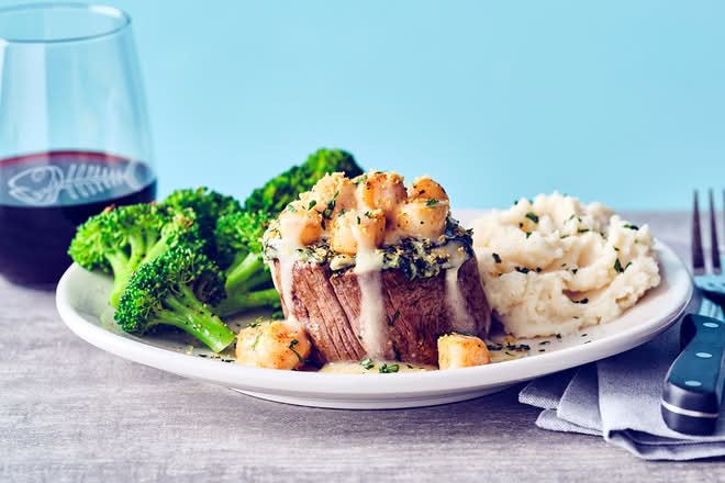 Scallops Florentine Filet