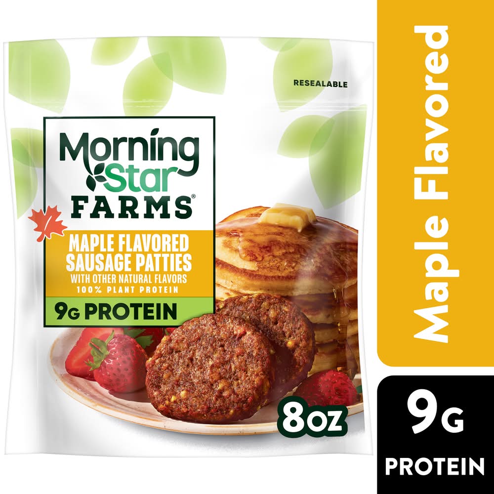 MorningStar Farms Veggie Maple Flavored Sausage Patties (8 oz)