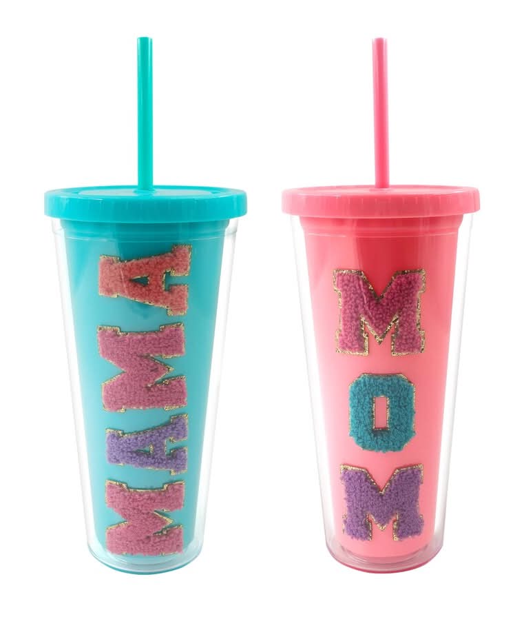 Mother's Day tumbler With Straw, Assorted Colors, 1-ct.