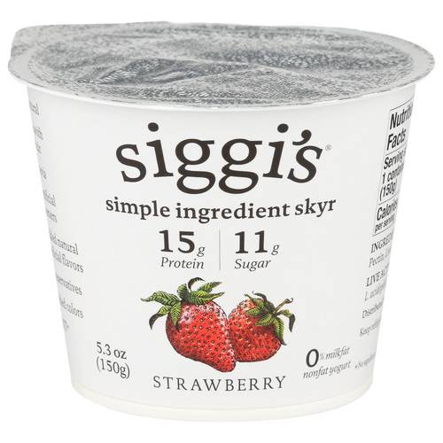 Siggi's Strawberry Skyr Yogurt