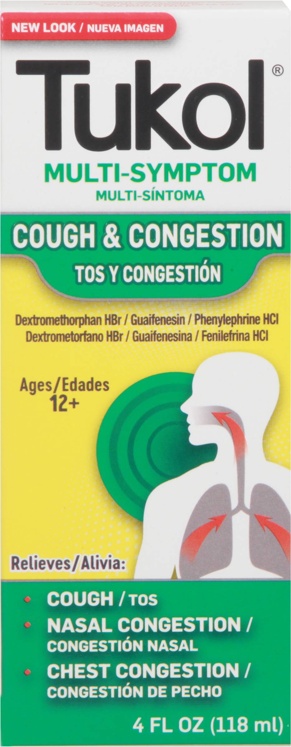 Tukol Multisympton Cold Adult Liquid (4 fl oz)