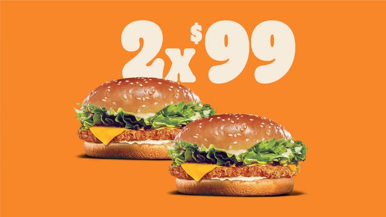 2 x $99 Crispy Chicken con queso