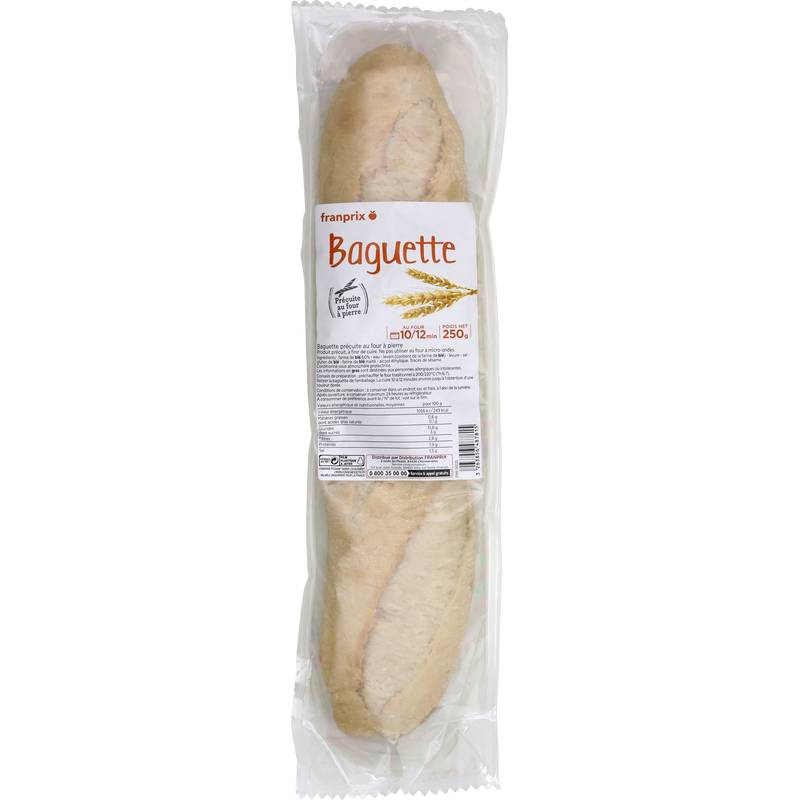 Franprix - Pain baguette précuite (250g)