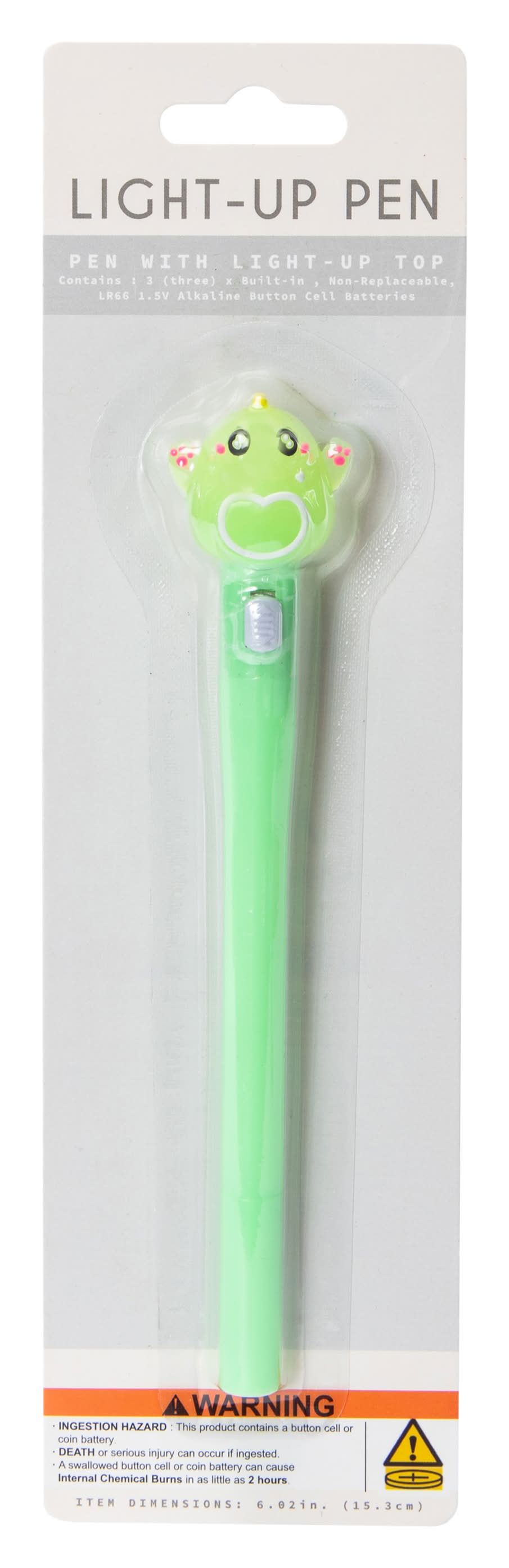 Novelty Light-Up Ballpoint Pen Green