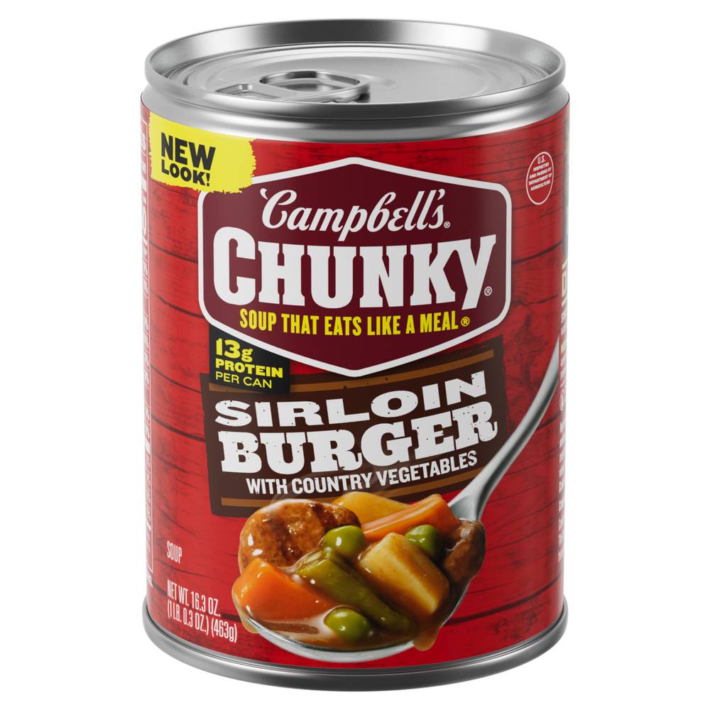 Campbell's Chunky Sirloin Burger With Vegetables Soup