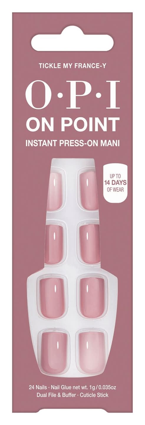 OPI Press on Nail Set, Tickle My France-Y
