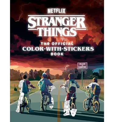 Stranger Things: The Official Color-with-Stickers Book