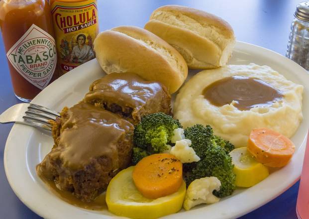 Order Meatloaf food online from Bob And Edith'S Diner store, Alexandria on bringmethat.com
