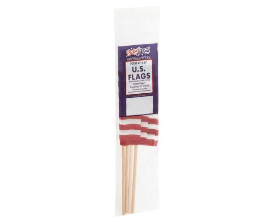 Betsy Flags U.s. Flags, 4" X 6" (4 ct)