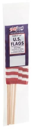 Betsy Flags U.s. Flags, 4" X 6" (4 ct)