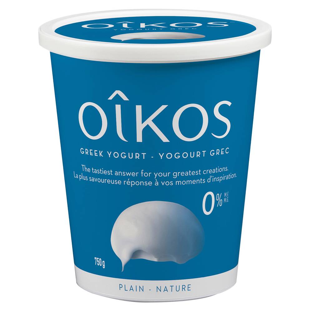Oikos 0% Greek Plain Yogurt (750 g)