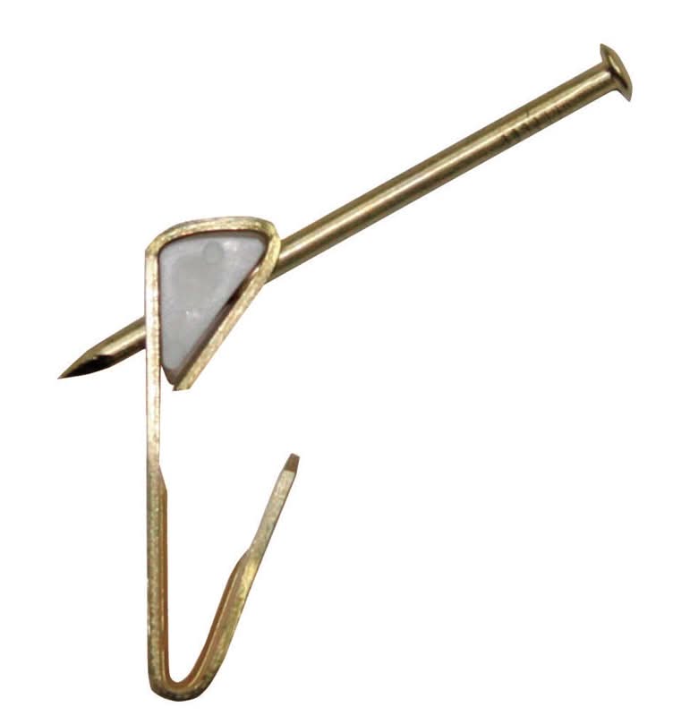 Ook Readynail Brass-Plated Conventional Picture Hook 10 Lb 6 Pk