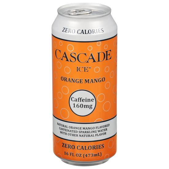Cascade Ice Orange Mango Caffeinated Sparkling Water (16 fl oz)