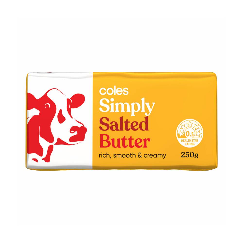 Coles Salted Butter (250g)